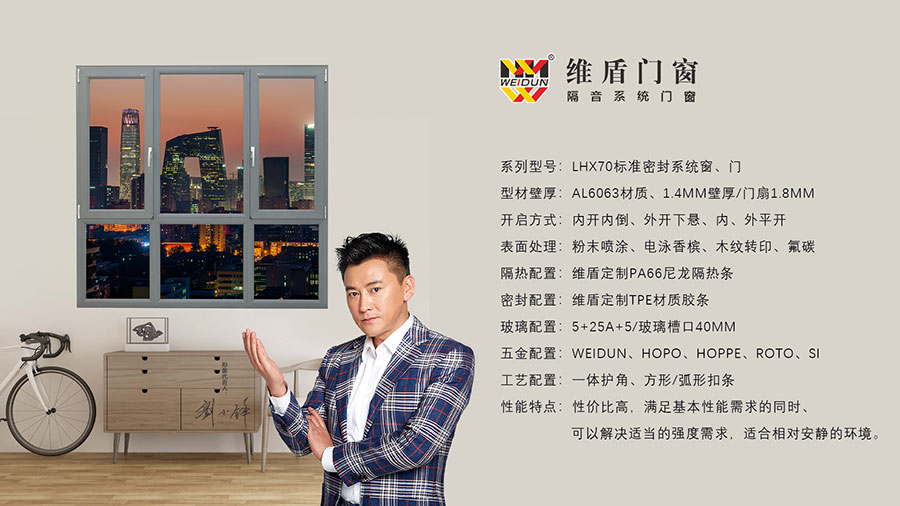 LHX70標準密封系統(tǒng)窗、門 